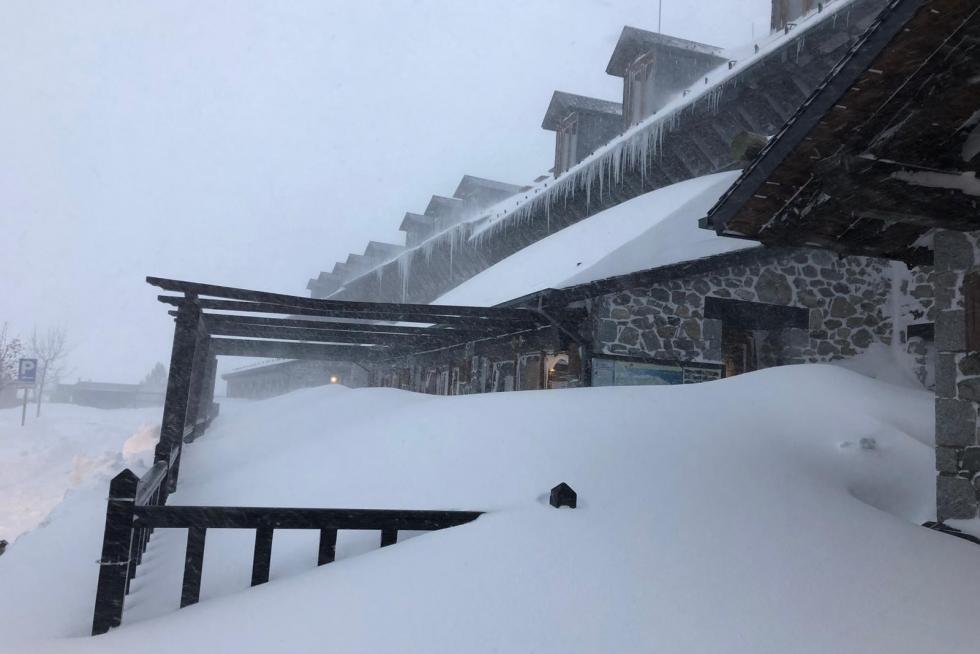 Nieve en el Alto Aragón este jueves 24 de enero