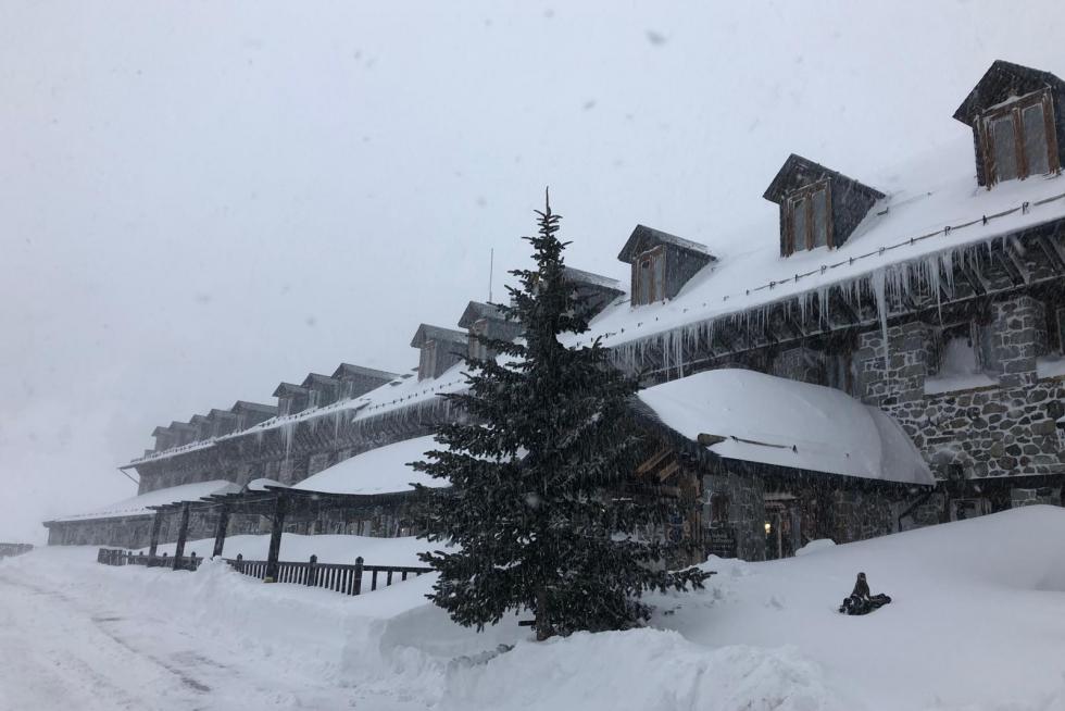 Nieve en el Alto Aragón este jueves 24 de enero