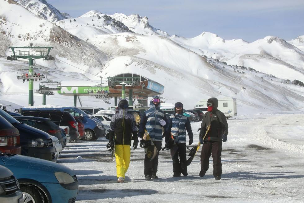 Nieve en el Alto Aragón este jueves 24 de enero