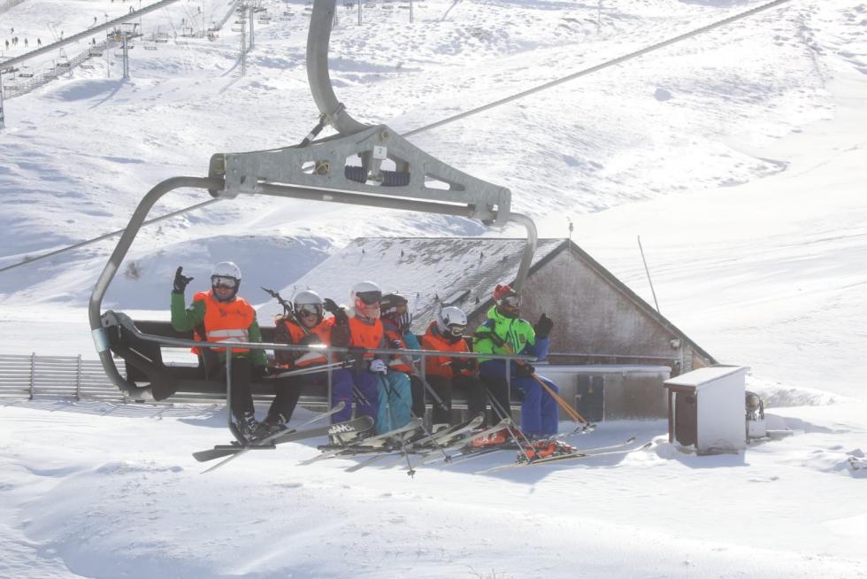Nieve en el Alto Aragón este jueves 24 de enero