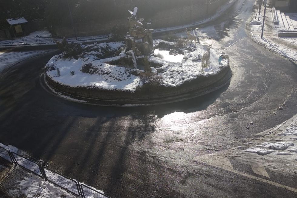 Nieve en el Alto Aragón este jueves 24 de enero