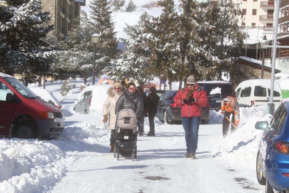 Nieve en el Alto Aragón este jueves 24 de enero