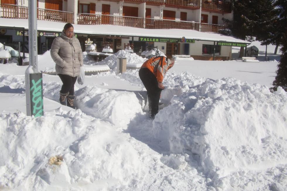 Nieve en el Alto Aragón este jueves 24 de enero