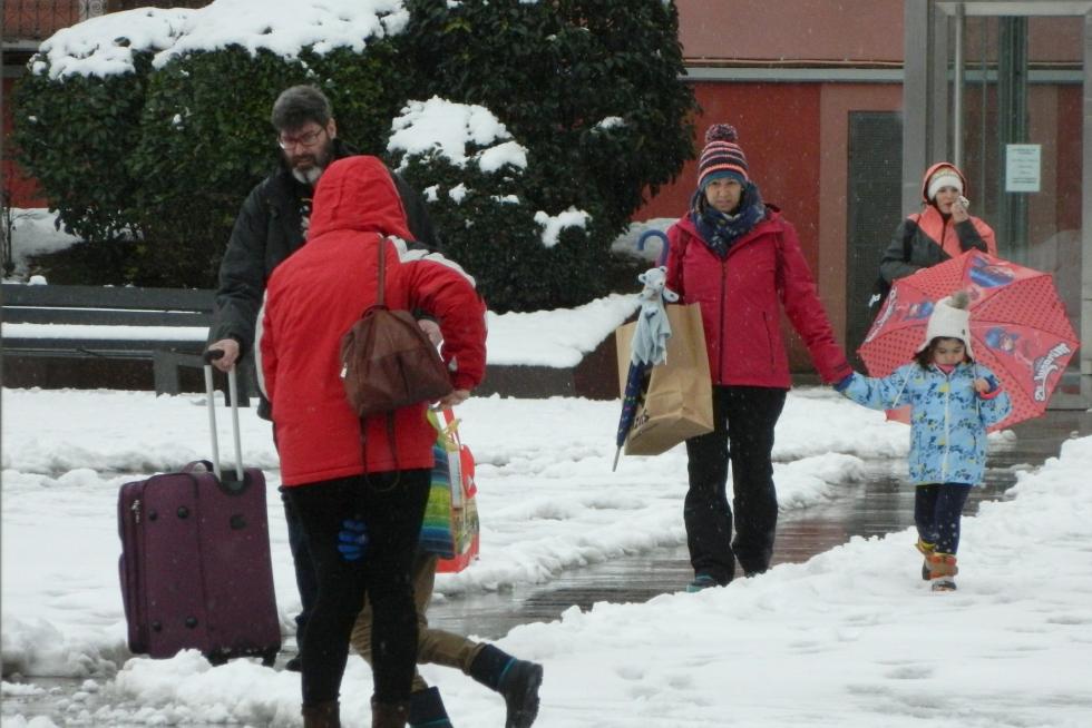 El temporal en el Alto Aragón este lunes 28 de enero