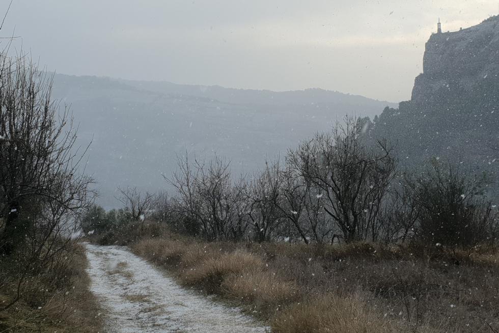 El temporal en el Alto Aragón este lunes 28 de enero
