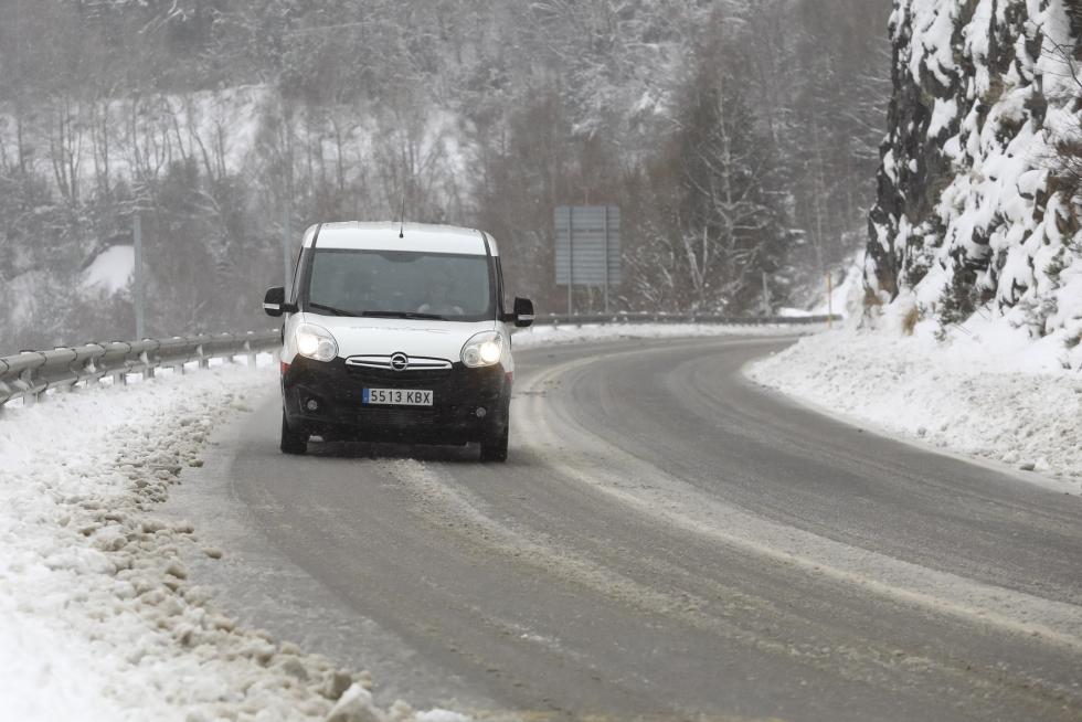 El temporal en el Alto Aragón este lunes 28 de enero