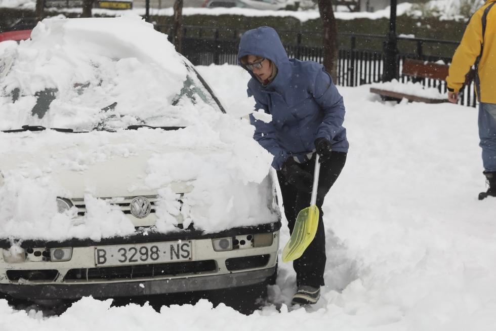 El temporal en el Alto Aragón este lunes 28 de enero