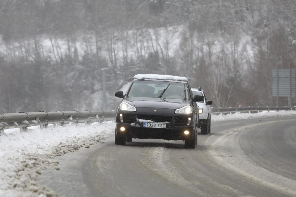 El temporal en el Alto Aragón este lunes 28 de enero