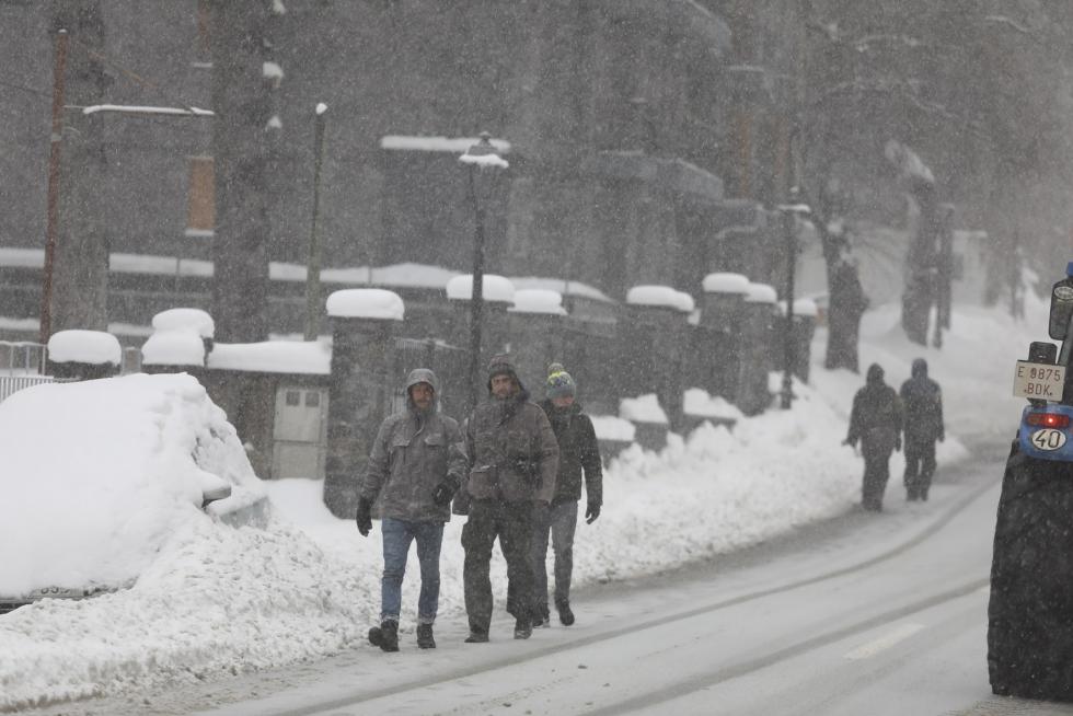 El temporal en el Alto Aragón este lunes 28 de enero