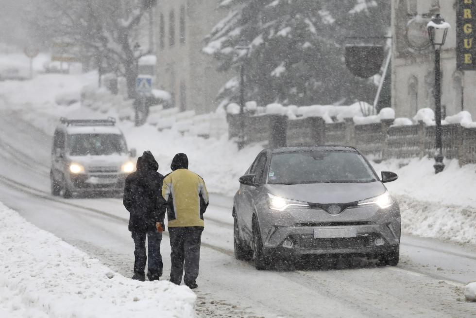 El temporal en el Alto Aragón este lunes 28 de enero