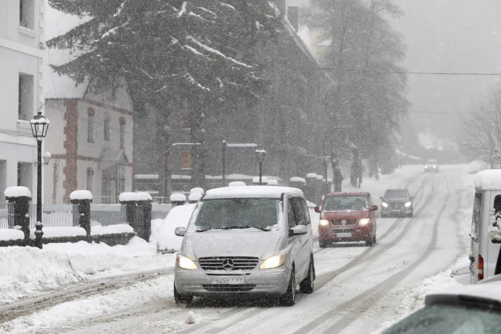 El temporal en el Alto Aragón este lunes 28 de enero