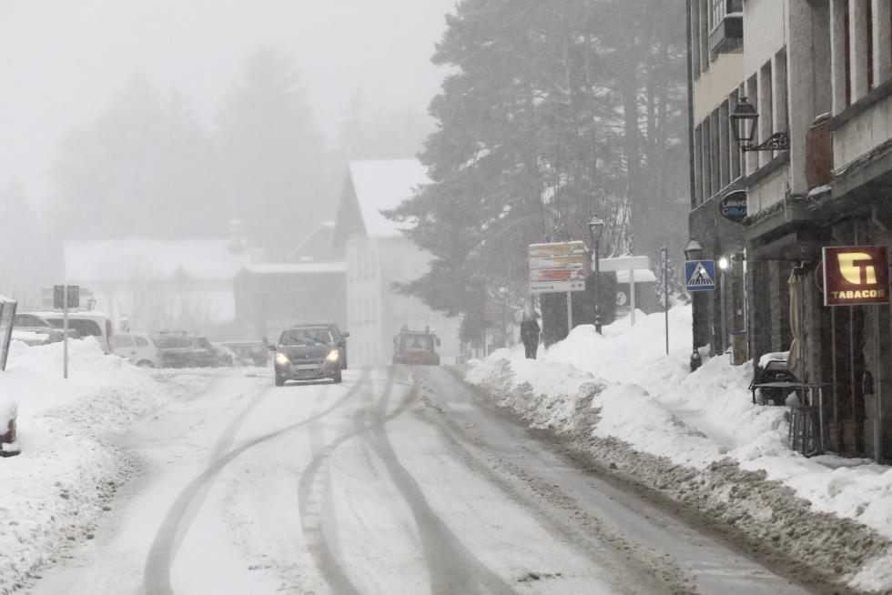 El temporal en el Alto Aragón este lunes 28 de enero