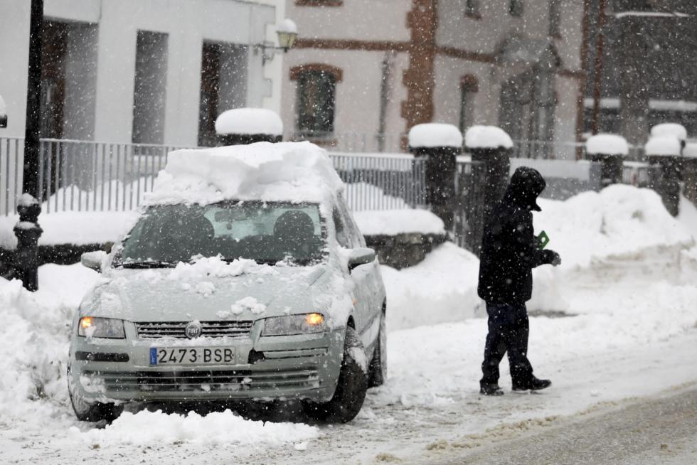 El temporal en el Alto Aragón este lunes 28 de enero