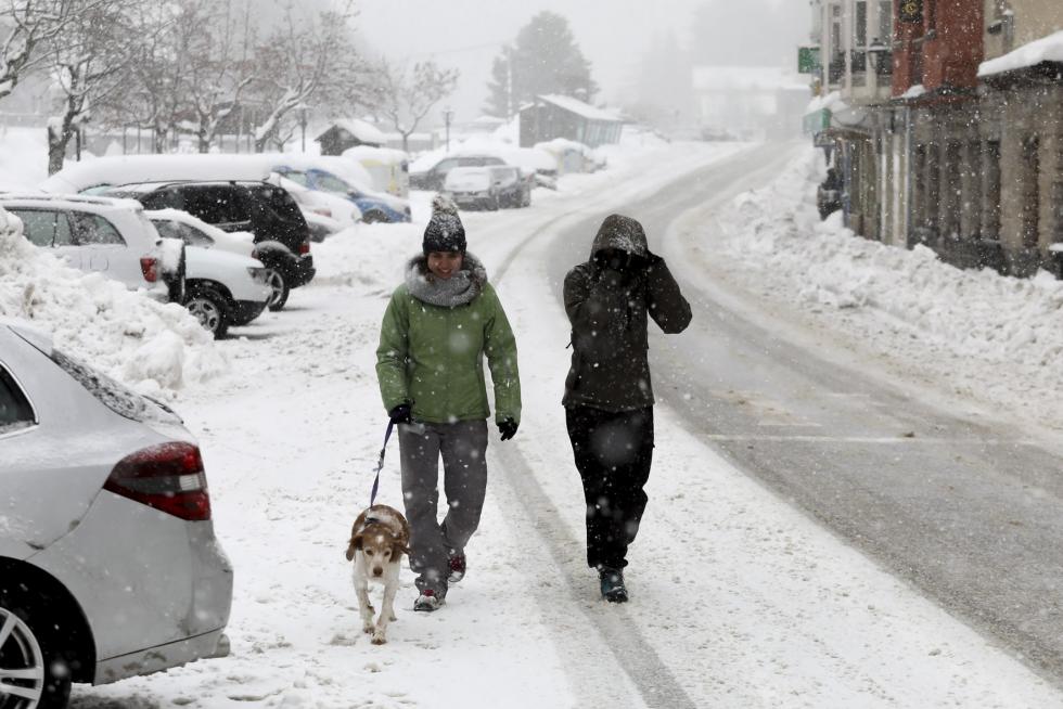 El temporal en el Alto Aragón este lunes 28 de enero