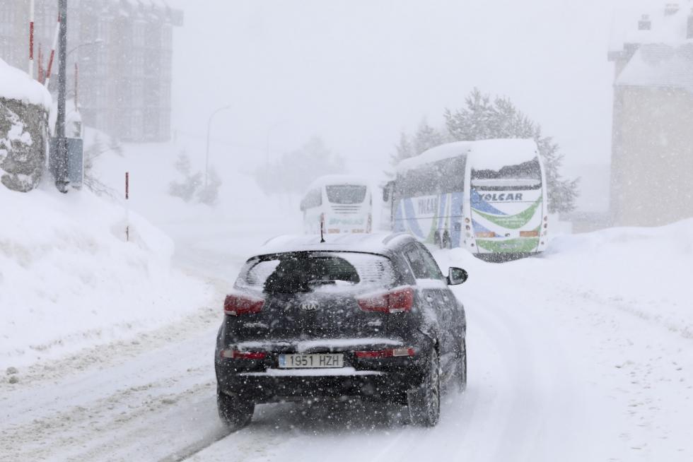 El temporal en el Alto Aragón este lunes 28 de enero