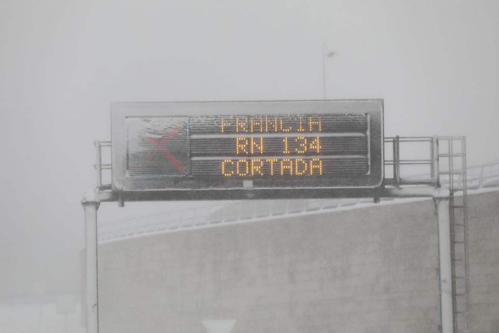 El temporal en el Alto Aragón este lunes 28 de enero