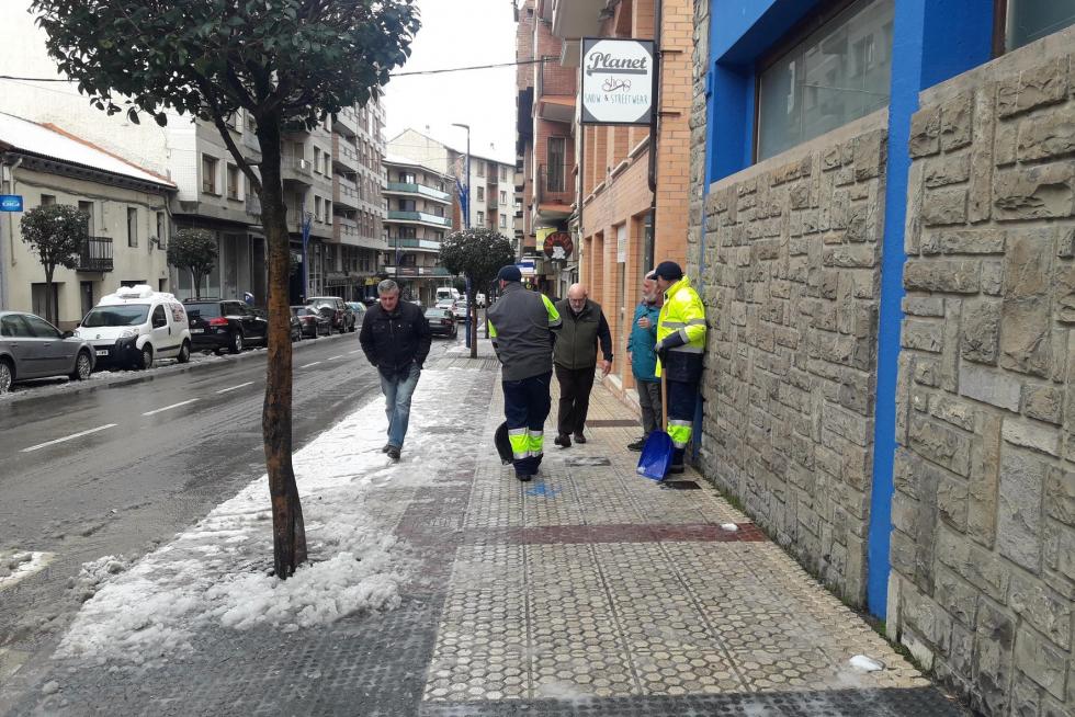 El temporal en el Alto Aragón este lunes 28 de enero