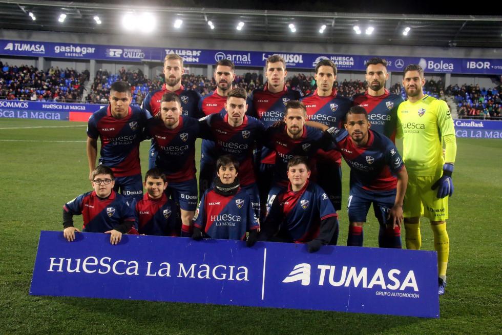 Gran victoria del Huesca ante el Valladolid (4-0)