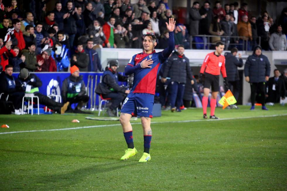Gran victoria del Huesca ante el Valladolid (4-0)