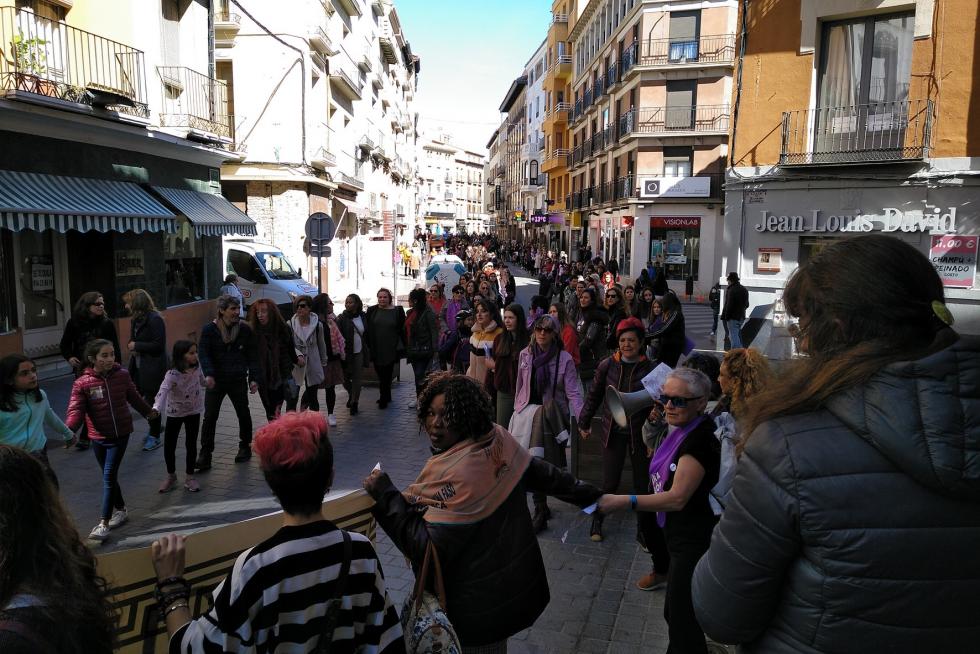 Manifestaciones del 8M en la provincia de Huesca