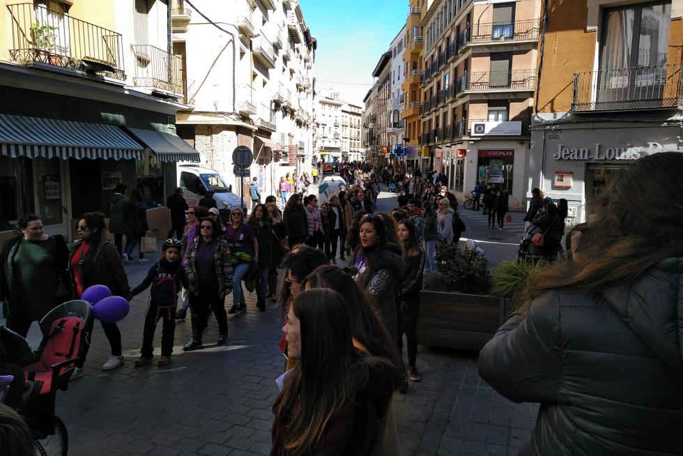 Manifestaciones del 8M en la provincia de Huesca