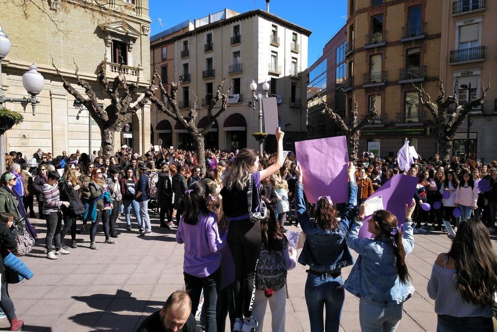 Manifestaciones del 8M en la provincia de Huesca