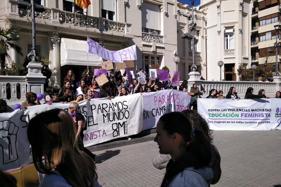 Manifestaciones del 8M en la provincia de Huesca