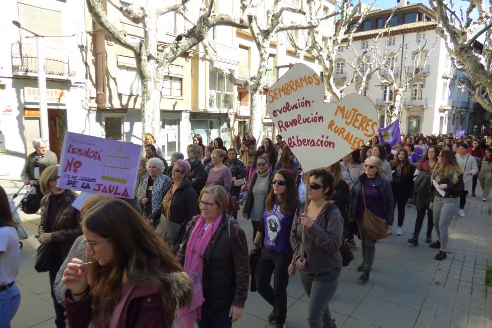Manifestaciones del 8M en la provincia de Huesca