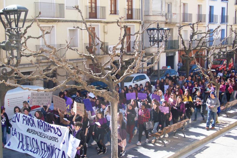 Manifestaciones del 8M en la provincia de Huesca