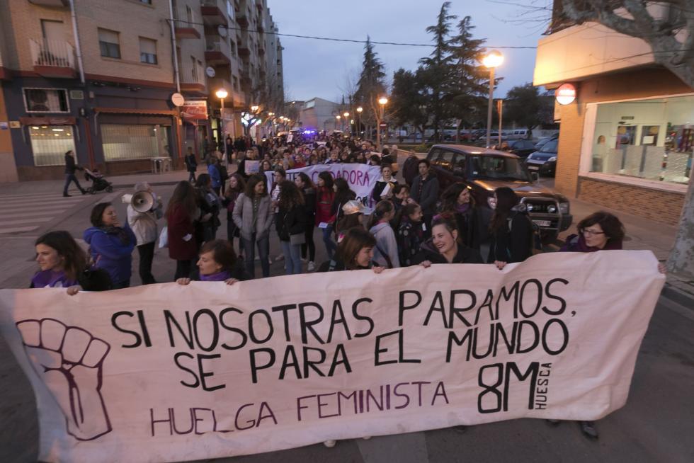 Manifestaciones del 8M en la provincia de Huesca