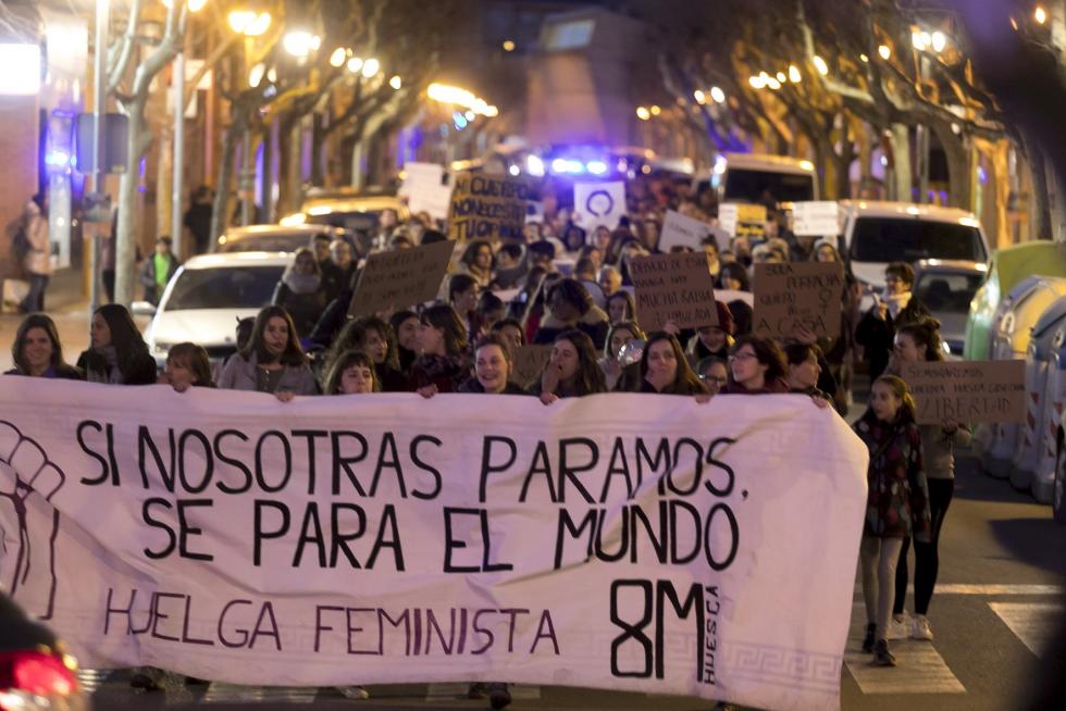 Manifestaciones del 8M en la provincia de Huesca