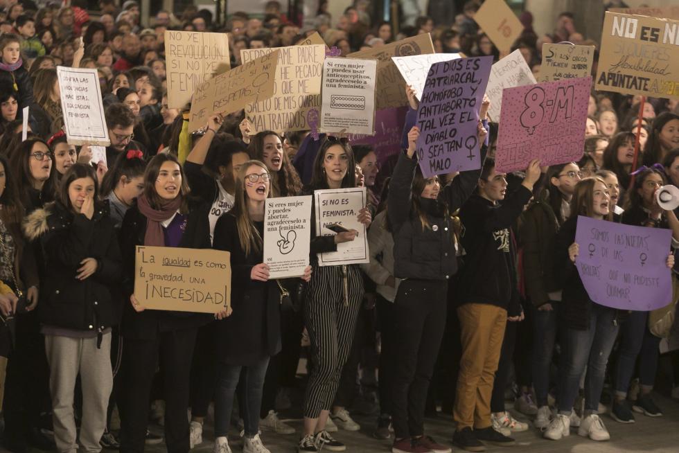 Manifestaciones del 8M en la provincia de Huesca