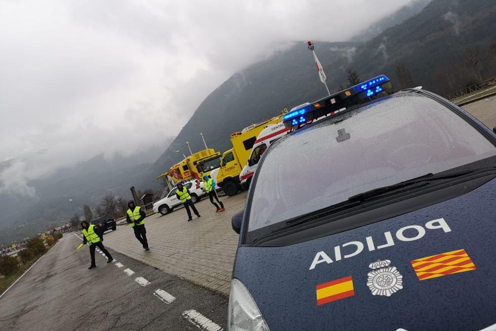 Simulacro de la UME en el Pirineo
