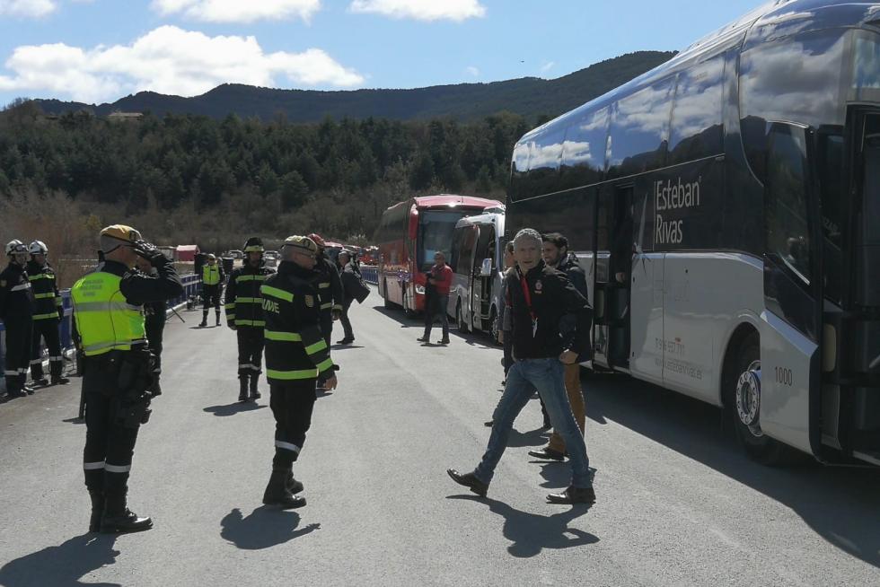 Simulacro de la UME en el Pirineo