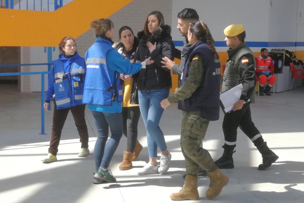 Simulacro de la UME en el Pirineo