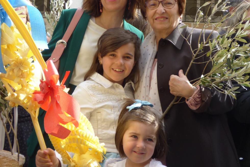 Domingo de ramos en el Alto Aragón