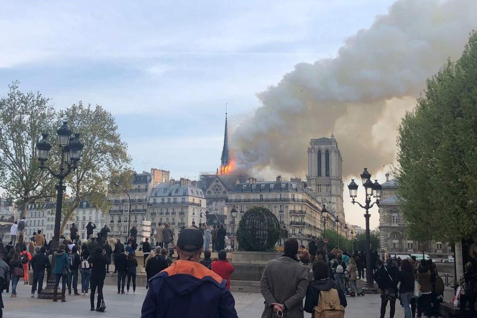 Incendio en la Catedral de Notre Dame de París