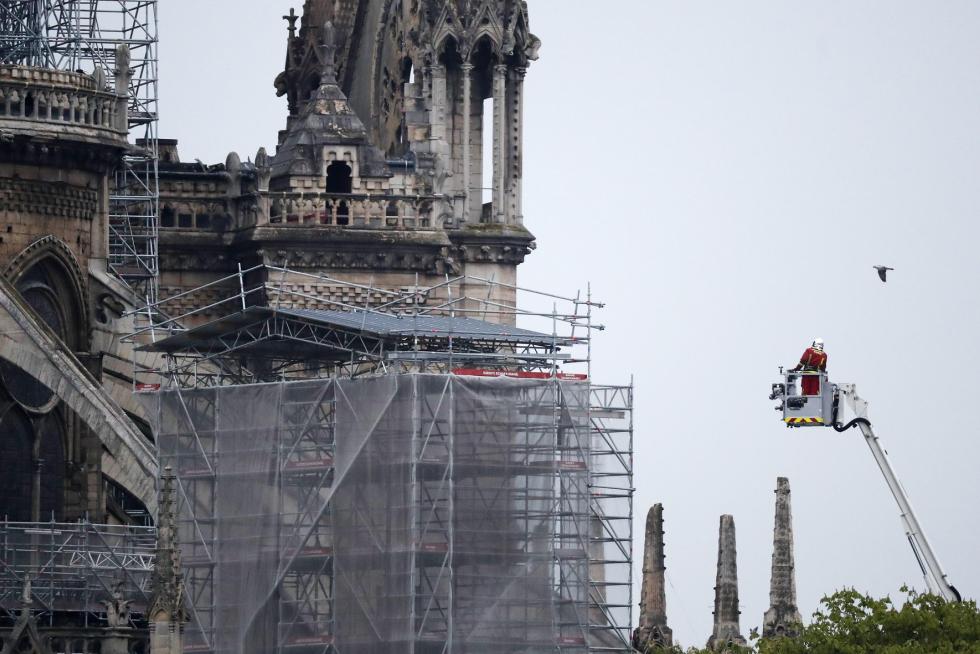 Incendio en la Catedral de Notre Dame de París