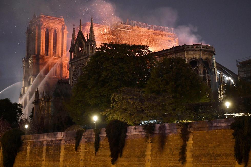 Incendio en la Catedral de Notre Dame de París