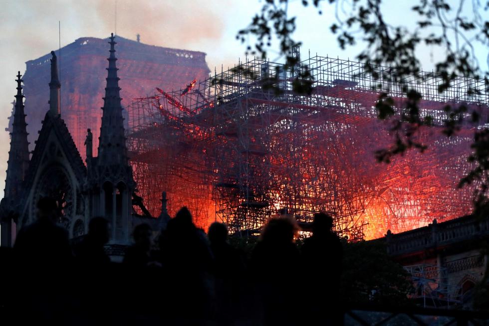 Incendio en la Catedral de Notre Dame de París