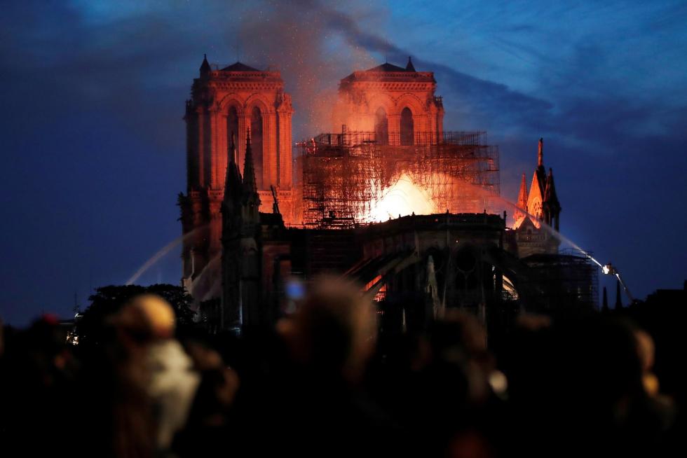 Incendio en la Catedral de Notre Dame de París