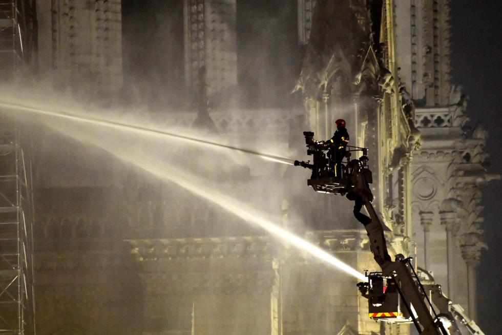 Incendio en la Catedral de Notre Dame de París