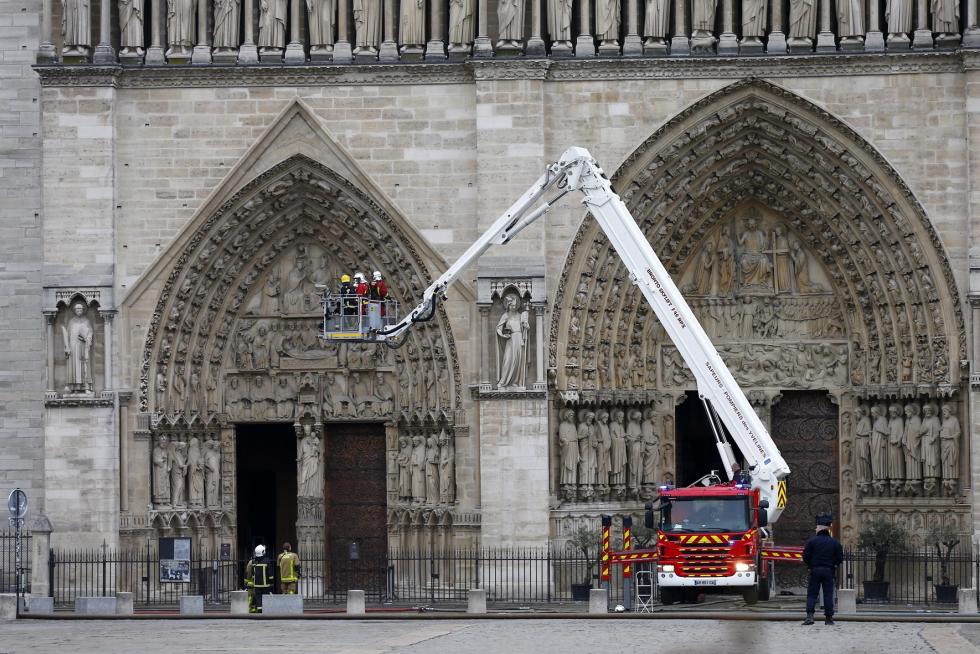 Incendio en la Catedral de Notre Dame de París