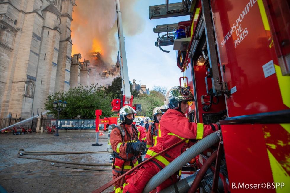 Incendio en la Catedral de Notre Dame de París