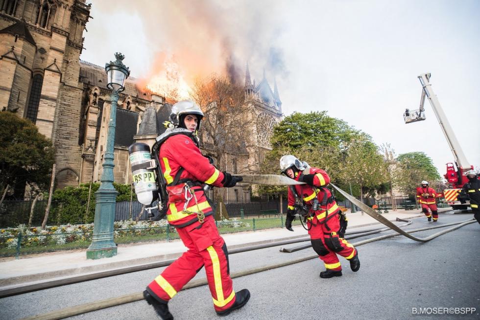 Incendio en la Catedral de Notre Dame de París