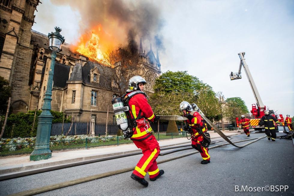 Incendio en la Catedral de Notre Dame de París