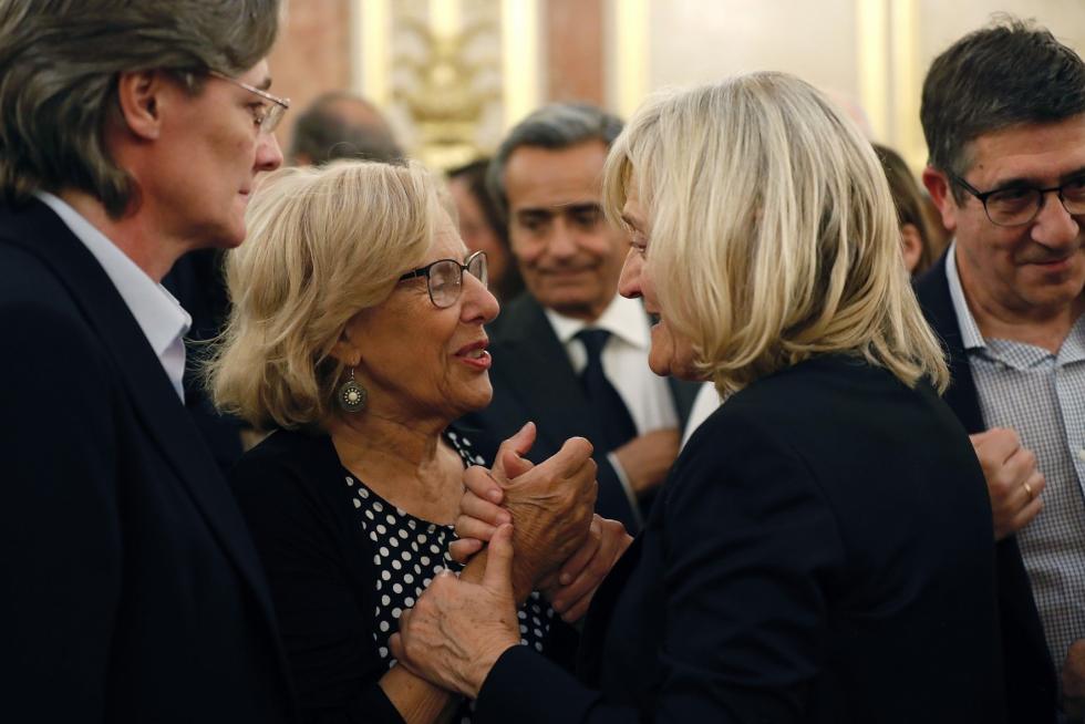 Imágenes de duelo y de la capilla ardiente de Alfredo Pérez Rubalcaba