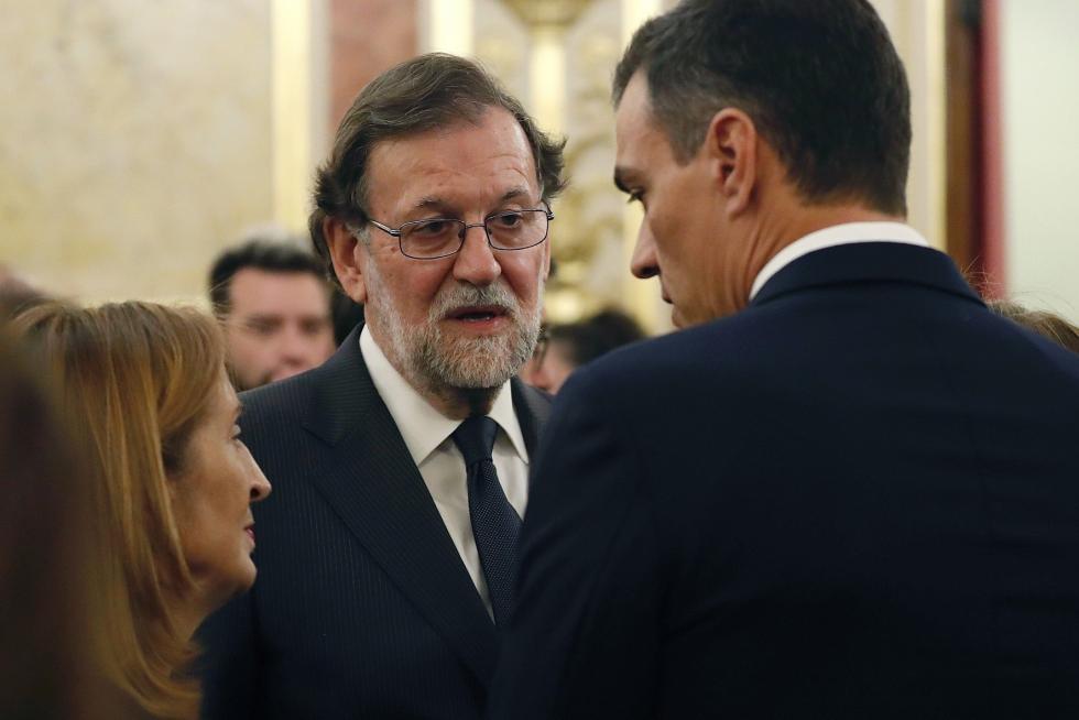 Imágenes de duelo y de la capilla ardiente de Alfredo Pérez Rubalcaba