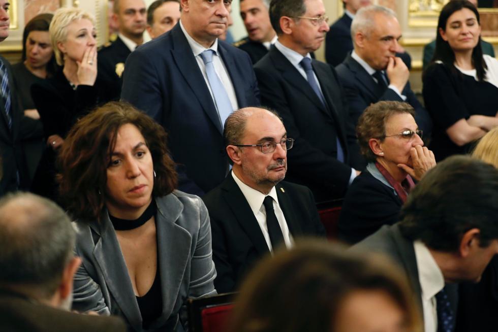 Imágenes de duelo y de la capilla ardiente de Alfredo Pérez Rubalcaba