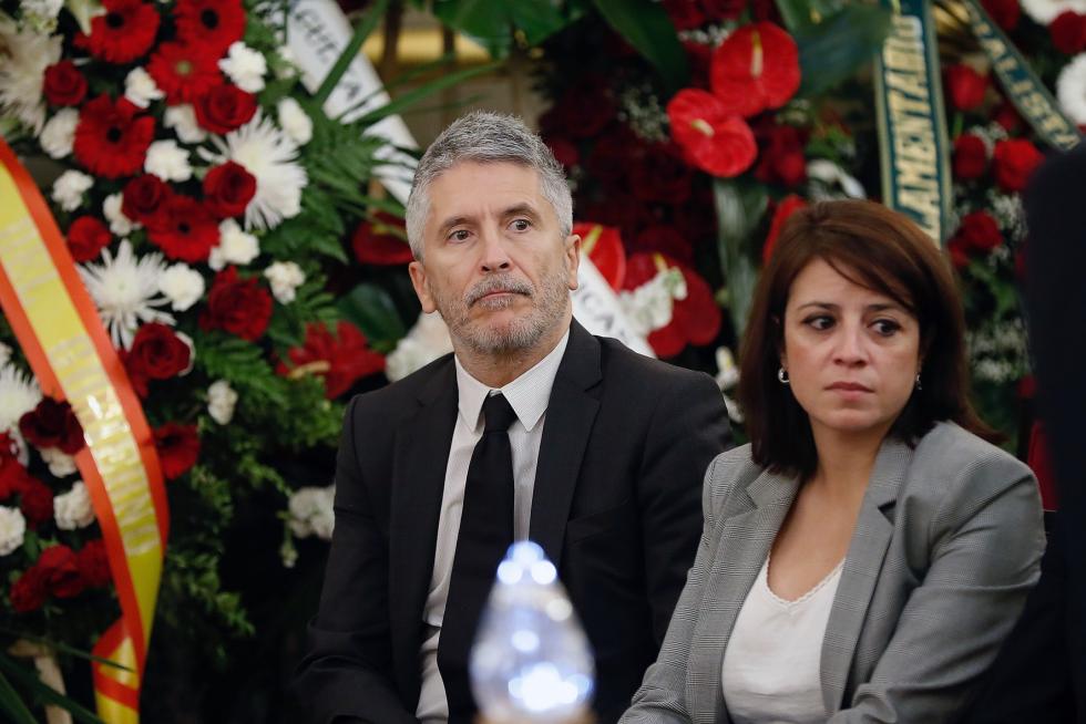 Imágenes de duelo y de la capilla ardiente de Alfredo Pérez Rubalcaba